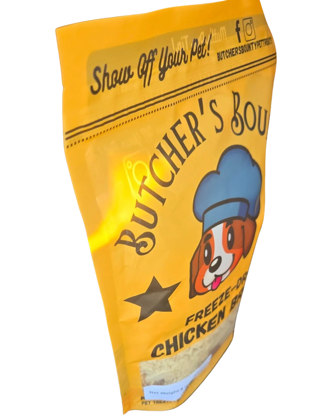 Freeze-Dried Chicken Breast for Dogs & Cats – Single-Ingredient Pet Treats