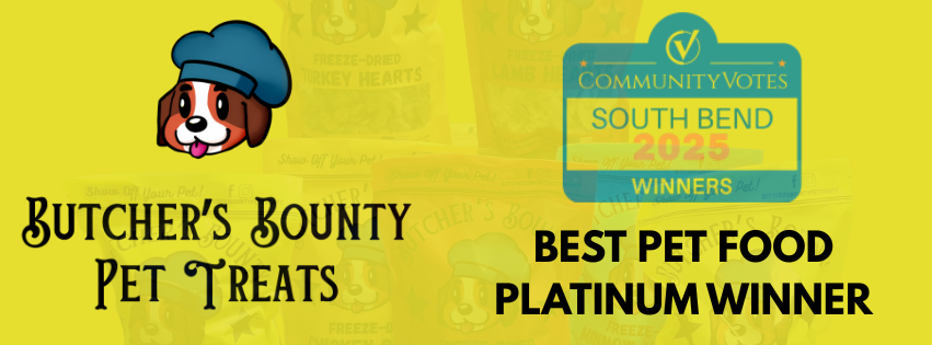 Butcher’s Bounty Featured After Winning Best Pet Food in the South Bend Area