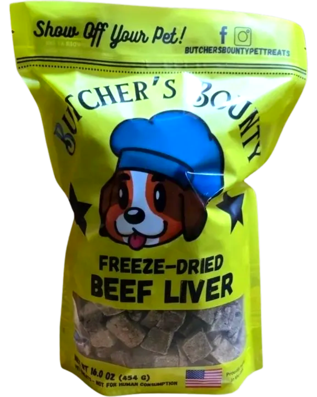 Butcher’s Bounty freeze-dried beef liver treats – 100% single-ingredient organ meat