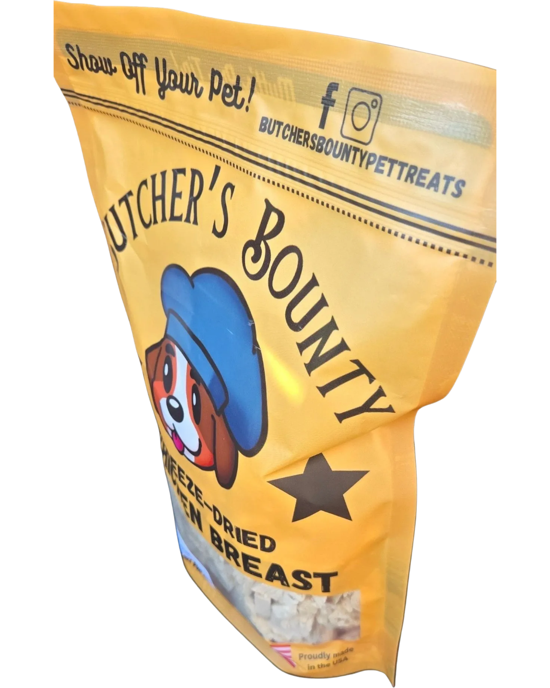 Freeze-Dried Chicken Breast for Dogs & Cats – Single-Ingredient Pet Treats
