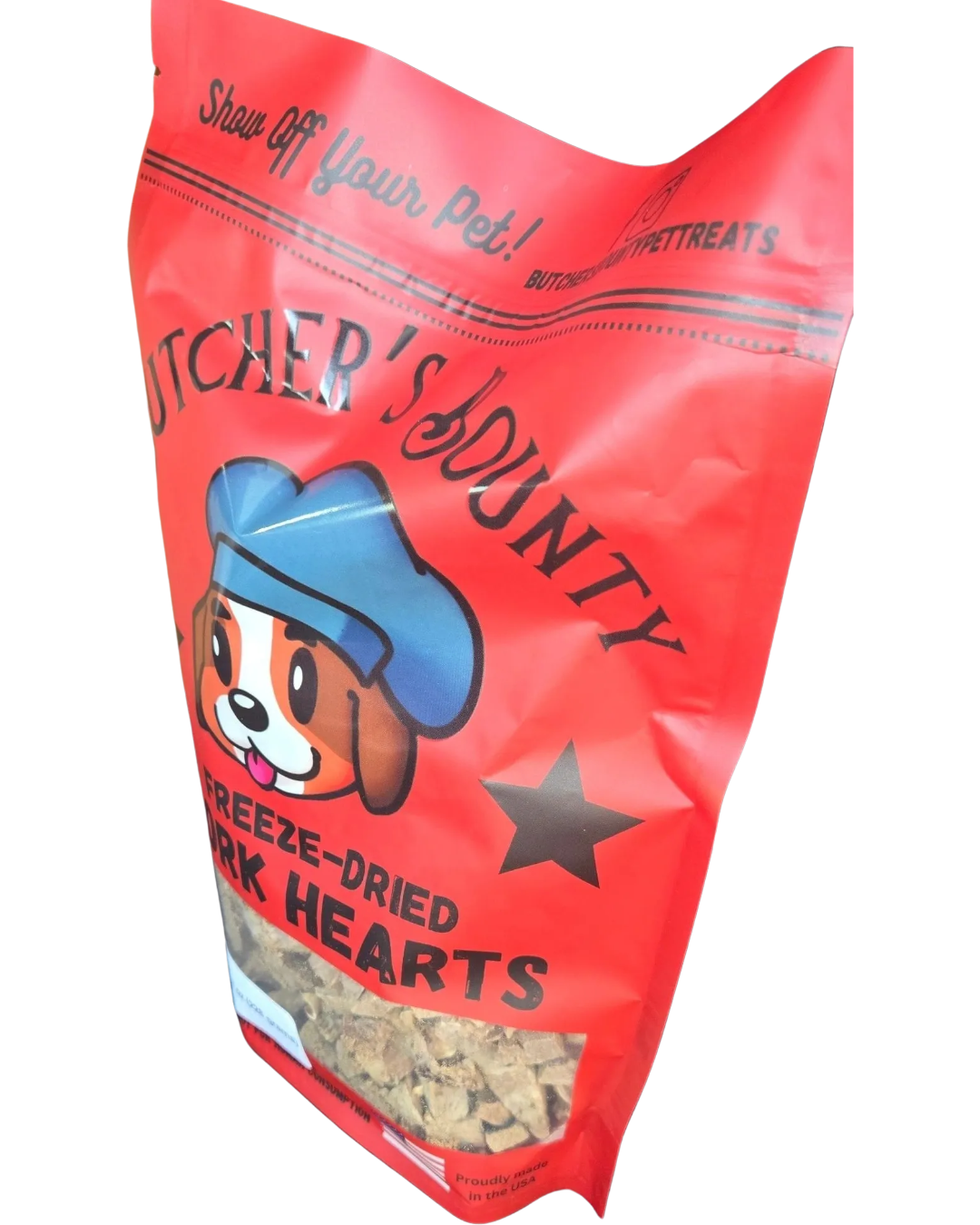 Pork Heart Treats – Single Ingredient (Dog & Cat)